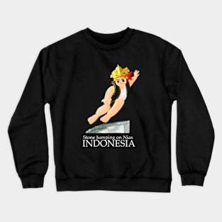 Stone Jumping warrior by xoalsohanifa Crewneck Sweatshirt